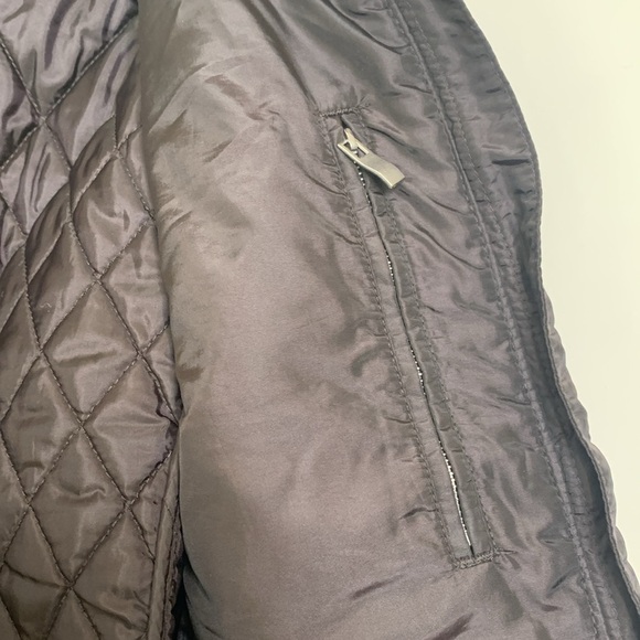 Talbots | Brown Full Zip 3 Pocket Quilted Puffer Vest Jacket Medium - Picture 13 of 14